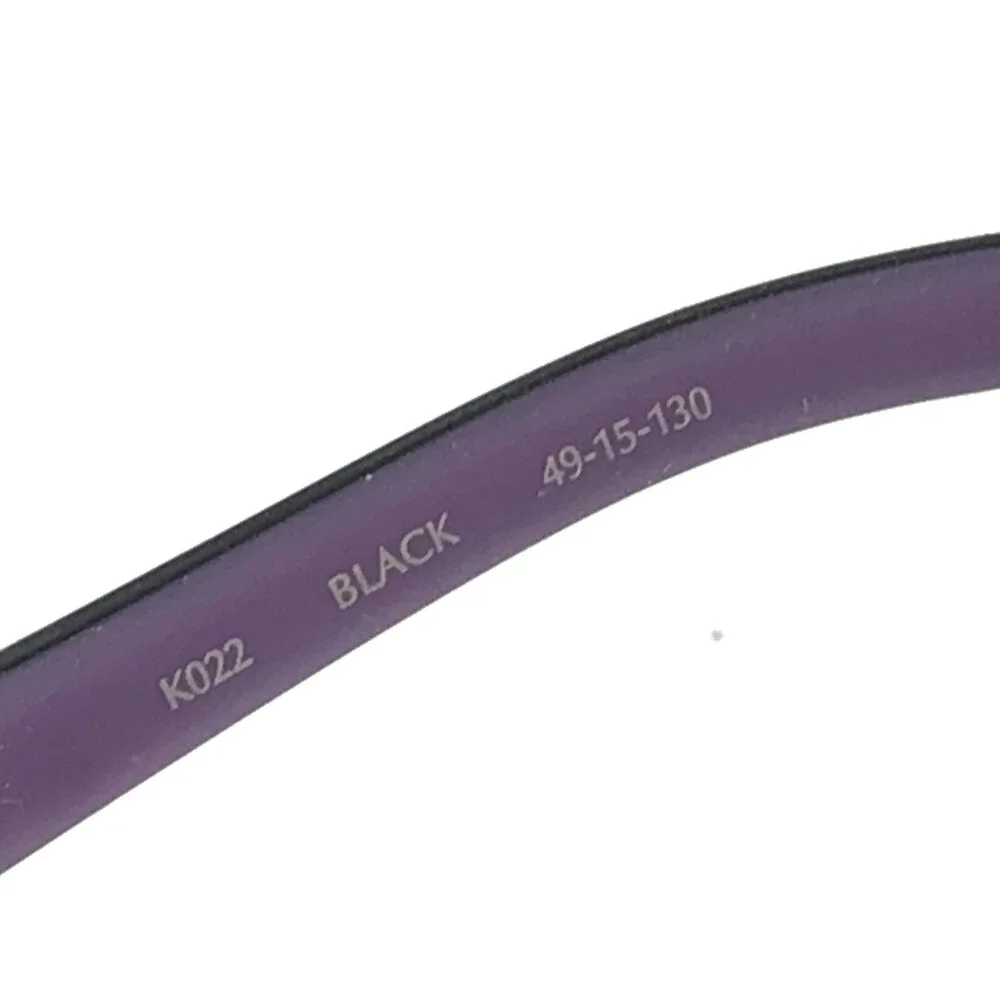 Converse Kids Eyeglasses Frames K022 BLACK Purple Round Full Rim 49-15-130